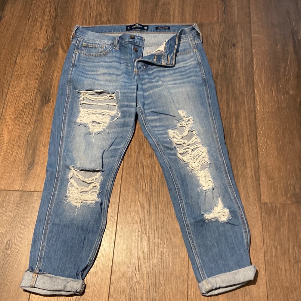 Hollister low rise boyfriend jeans sz 7